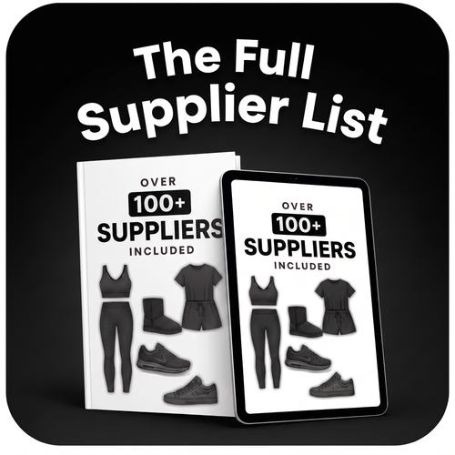 The Full Supplier List